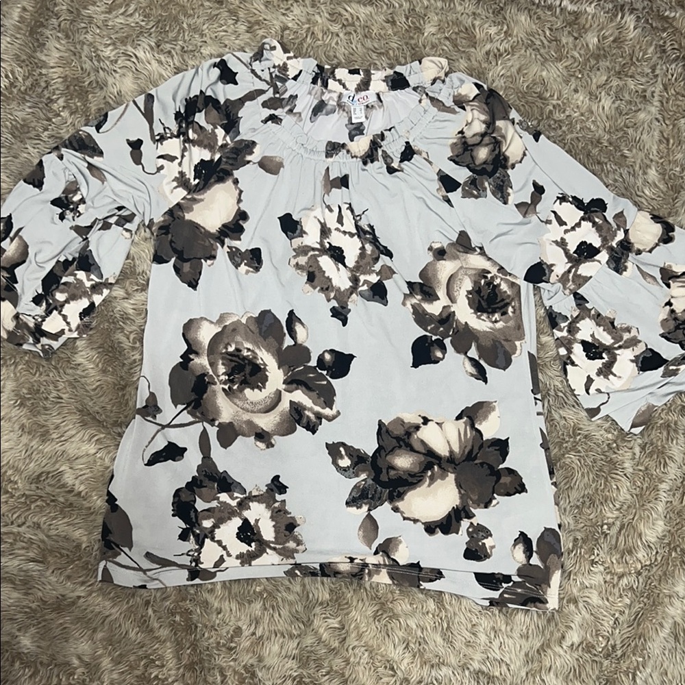 Floral Print Women's Top